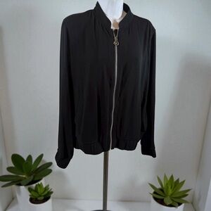 Women’s Michael Michael Kors black Light Jacket Sz M
